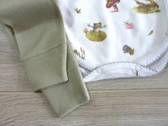 Ajuar Puro Amor "Ranas" malva ULTIMOS EN STOCK! en internet
