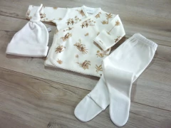 Ajuar básico estampado tucanes crudo en internet