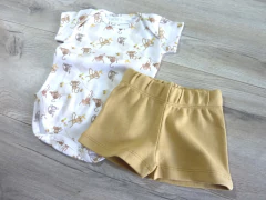 Body manga corta + short Macacos en internet