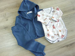 Ajuar Puro Amor "Molinos" azul - Bichi