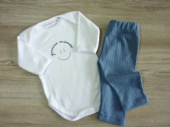 Imagen de Body + pantalón quiero mimos azul