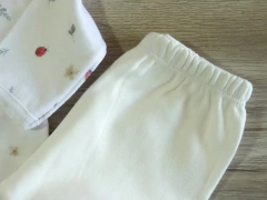 Ajuar básico estampado vaquitas crudo - tienda online