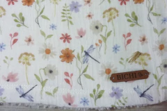 Imagen de Manta de gasa estampada con corderito