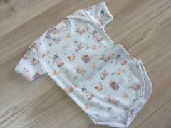 Body estampado m/corta ovejas aqua - comprar online