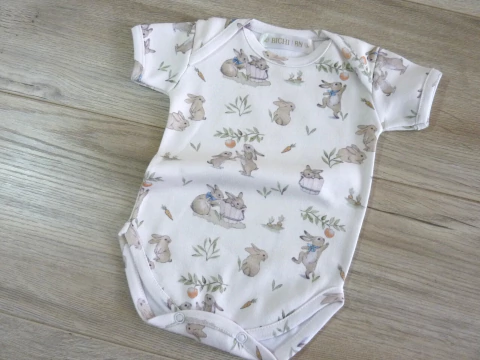 Body estampado m/corta conejos - comprar online