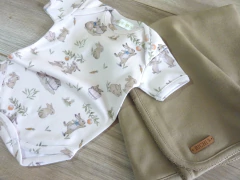 Imagen de Body estampado m/corta conejos