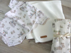 Body estampado m/corta conejos - Bichi