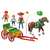 Carruaje con Caballo y 3 figuras de Playmobil - comprar online