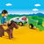 Auto con trailer y caballo 1.2.3 en internet