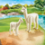 Llama con bebé en internet