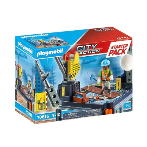 Starter Pack Construcción con grúa