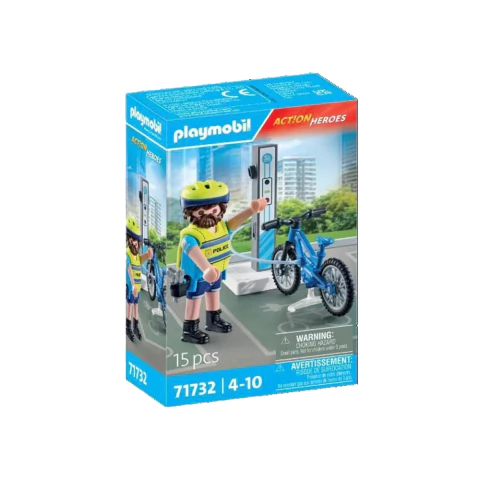 Policía Patrulla en Bicicleta +15Pcs - comprar online