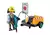 Albañil Reparando Carretera 1 figura +14Pcs - TiendaPlaymobil