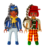Combo Llaveros Playmobil - La Azafata y el Payaso