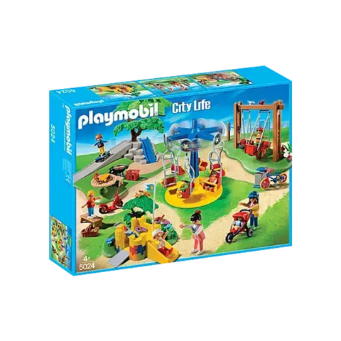 Parque de Juegos infantiles - Incluye 9 figuras de Playmobil!