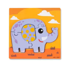 ROMPECABEZAS MADERA CON RELIEVE 15x15cm (VARIOS MODELOS) - comprar online