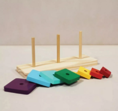 TORRE DE HANOI ARCOIRIS - comprar online