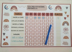INDIVIDUALES PARA COLOREAR REUTILIZABLES