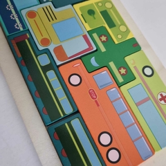 ROMPECABEZAS TETRIS VEHÍCULOS - Tienda de Cositas