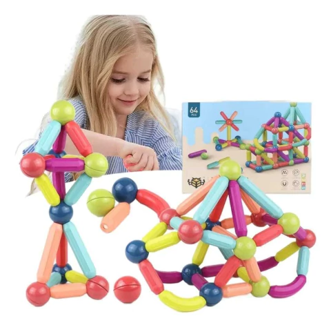 BLOQUES MAGNÉTICOS STICKS x 64 - comprar online