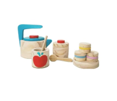 SET DE MATE DE MADERA CON ALFAJORES en internet