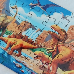 Imagen de ROMPECABEZAS con cartuchera DINOS 1