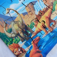 ROMPECABEZAS con cartuchera DINOS 1 - tienda online