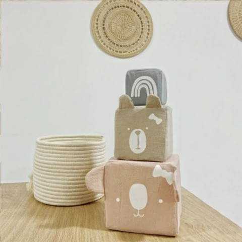 CUBOS APILABLES x 3 - ARCOIRIS