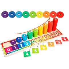 ÁBACO LINEAL CON ENCASTRE + NÚMEROS - comprar online