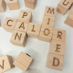 CUBOS ABC letras relieve - comprar online