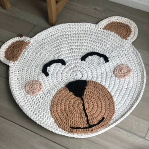 ALFOMBRA TEJIDA OSITO - comprar online