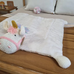 ALFOMBRA PLAYMAT Unicornio (corderito y lana) - comprar online
