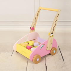 CARRITO DE EMPUJE y encastre formas pastel