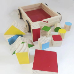 CARRO DE ARRASTRE con bloques grandes - comprar online