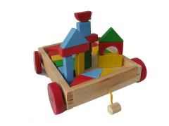 CARRO DE ARRASTRE CON FORMAS EN BLOQUE - comprar online