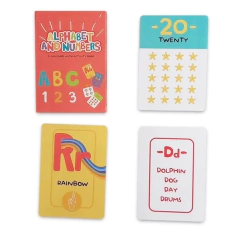 CARTAS EDUCATIVAS EN INGLES ALPHABET AND NUMBERS - comprar online
