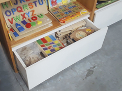 BIBLIOTECA CASITA con cajonera - comprar online