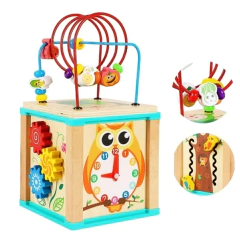 CUBO MULTIACTIVIDADES con reloj (5 en 1)