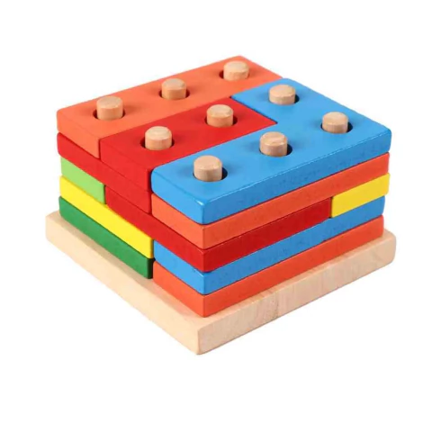 CUBO ROMPECABEZAS CON ENCASTRES - comprar online