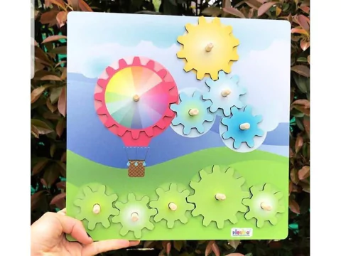 PANEL ENGRANAJE GLOBO