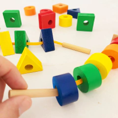 FIGURAS GEOMÉTRICAS para enhebrar (30 UNIDADES) en internet