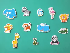 IMANTADOS ANIMALES (x 12) SALVAJES