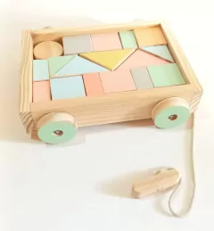 CARRITO DE ARRASTRE CON BLOQUES - comprar online