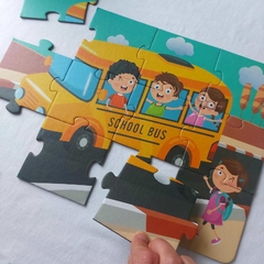 ROMPECABEZAS DE 12 PIEZAS BUS ESCOLAR en internet