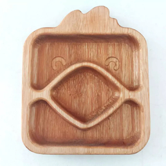 PLATITO DE MADERA POLLITO