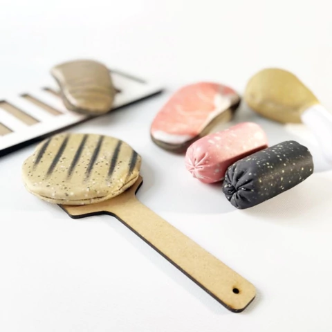 COMIDITAS DE TELA: KIT ASADO