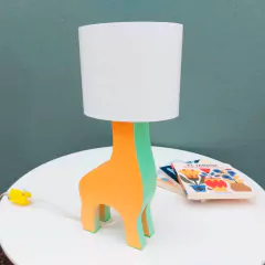 LÁMPARA velador base animalitos