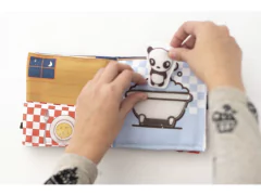 MINI LIBRO SENSORIAL DE ESCENAS A DORMIR - Tienda de Cositas