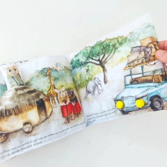 LIBRO SENSORIAL NINA VIAJA EN GLOBO - comprar online