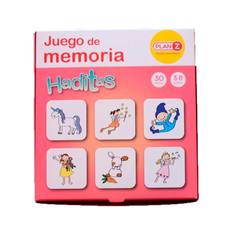 JUEGO DE MEMORIA - HADITAS (30 piezas)